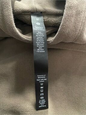 lululemon athletica Brown Crewneck Sweatshirt